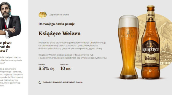 Czy Książęce Złote Pszeniczne pasuje do ryby?